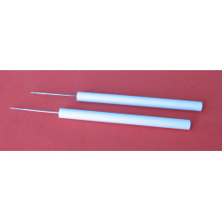 teasing-needle-straight-plastic-handle