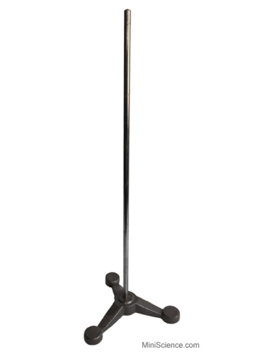 laboratory-support-stand-with-triangular-cast-iron-base-and-steel-rod